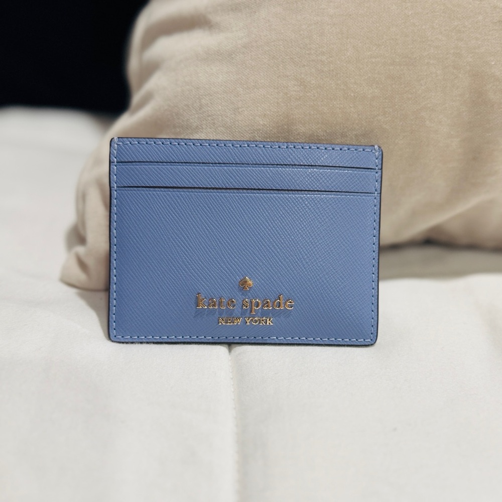 Kate Spade - Madison Small Slim Card Holder - Frosted Blueberry